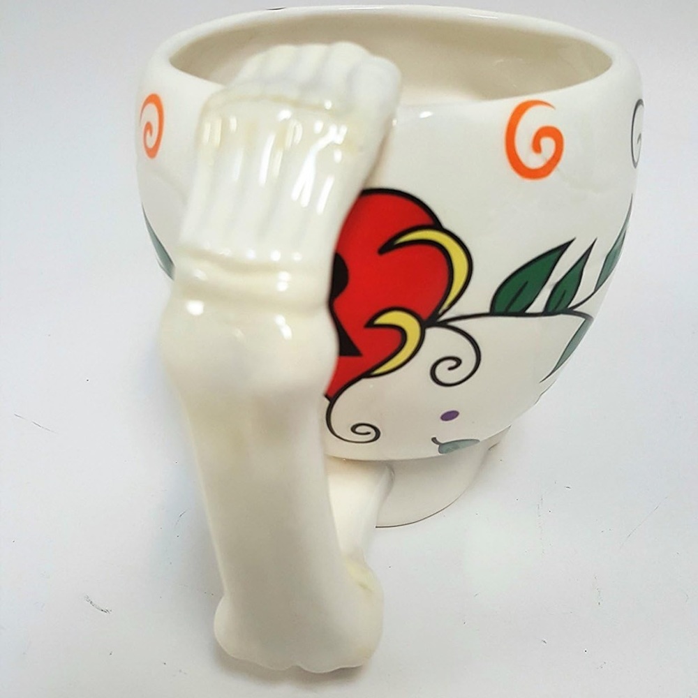 Ceramic Sugar skull/ Dia De Los Muertos Mug